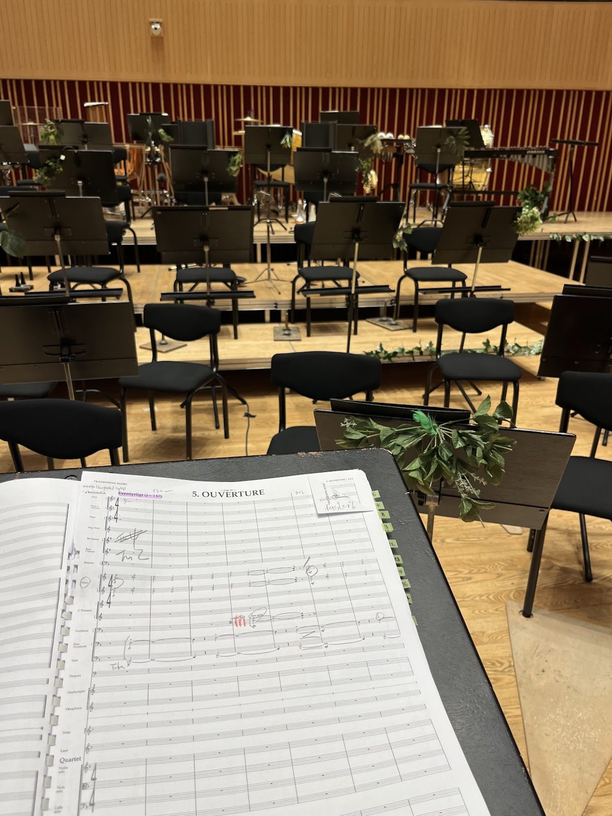 Conductor's score, The Neverending Maze