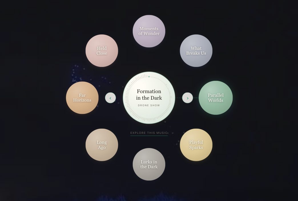 The mood explorer on nordicmusicbrothers.com
